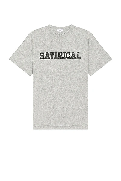 Engineered Garments Cross Crew Neck T-shirt In Grey