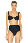 Simkhai Anniston Bikini Top In Black