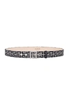 BALMAIN MONOGRAM JACQUARD BELT