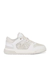 Amiri Classic Panelled Grained Leather Sneakers In Alabaster