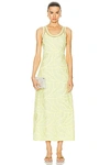Simkhai Zakai Tank Maxi Dress In Sulfur