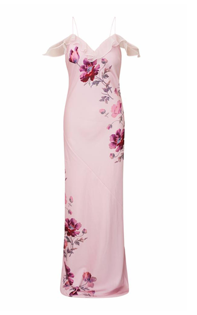 Loveshackfancy Parisa Floral Maxi Dress In Light Pink