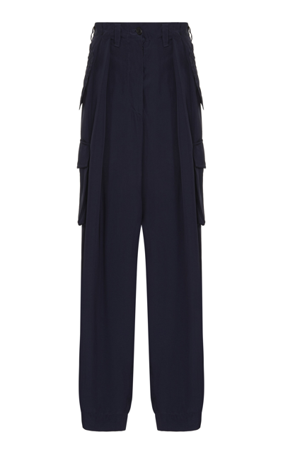 DRIES VAN NOTEN POLKAR PLEATED CARGO PANTS