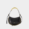 ISABEL MARANT OSKAN MOON GD SCHULTERTASCHE - ISABEL MARANT - LEDER - SCHWARZ