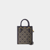 Tory Burch Mini T Monogram Tote Tory Navy In Blue