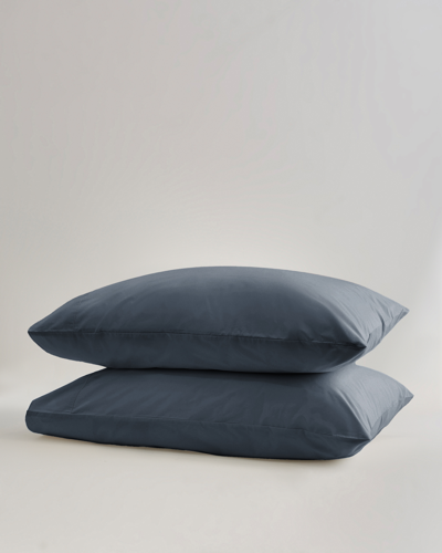 Quince Classic Organic Percale Pillowcase Set In Nightfall