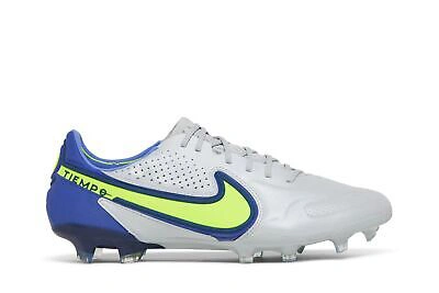 Pre-owned Nike Tiempo Legend 9 Elite Fg 'recharge Pack' Cz8482-075 In Grey Fog/sapphire/volt