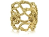 BERNARD DELETTREZ DESIGNER RINGS MULTI SNAKES FLAT BRONZE RING