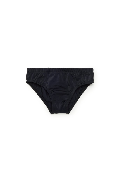 Diesel Kids' Milvo Logo-print Swimming Trunks In Black