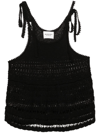 Isabel Marant Étoile Black Jilma Camisole In Black  