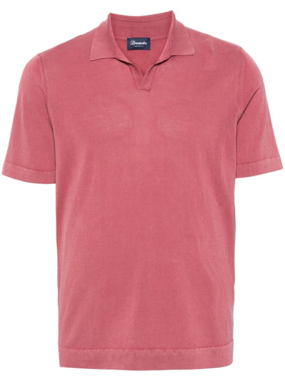 Drumohr Polo Shirt In Pink