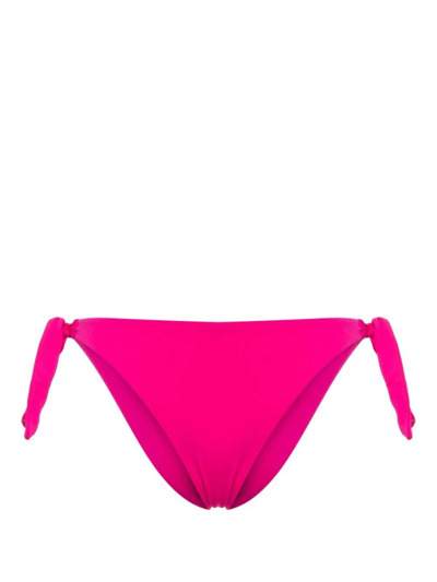 Twinset Gem-logo Bikini Bottoms In Pink