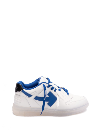 Off-white `out Of Office` Transparent Sole Sneakers In White