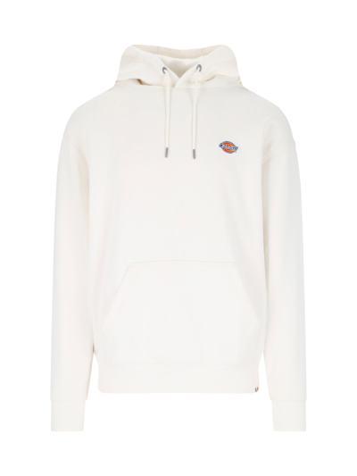 Dickies Logo Hoodie In White