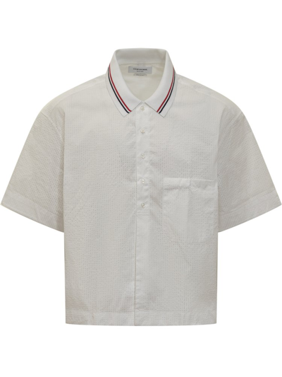 Thom Browne Buttoned Short In White