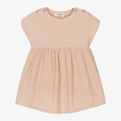 1+ In The Family 1 + In The Family Baby Girls Pink Cotton Dress
