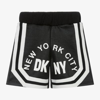 Dkny Kids'  Black Nyc Jersey Shorts