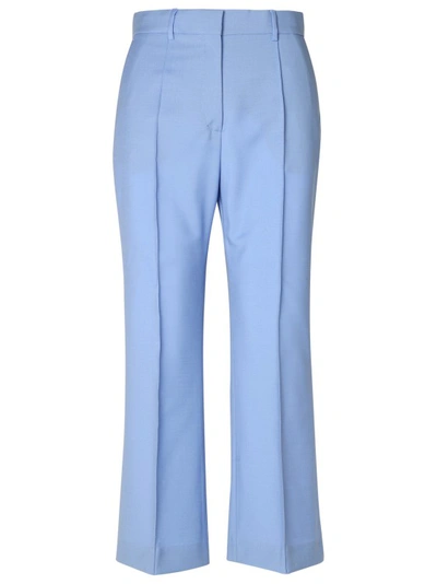 Lanvin Wide Trousers In Light Blue