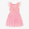 ROCK YOUR BABY GIRLS PINK HEART TULLE DRESS