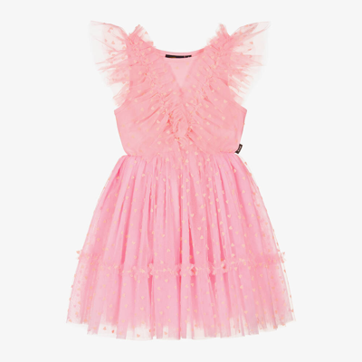 Rock Your Baby Kids' Girls Pink Heart Tulle Dress