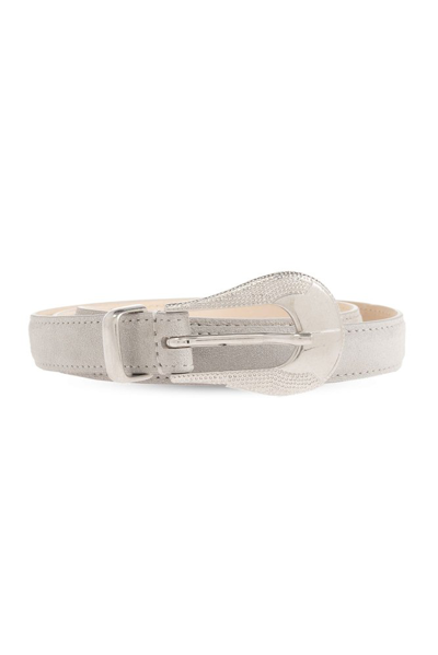 Iro Opaly Buckle Belt In Grey