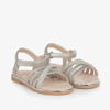 MAYORAL GIRLS SILVER VELCRO SANDALS