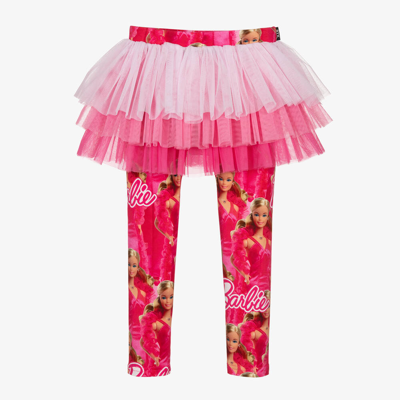 Rock Your Baby Kids' Girls Pink Barbie Doll Tutu Leggings