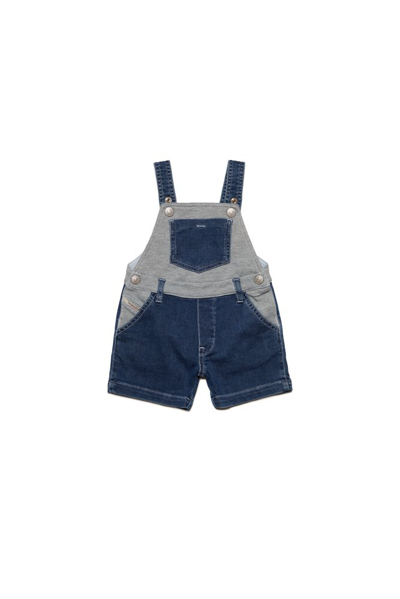 Diesel Kids Jabbab Panelled Overalls In Multi