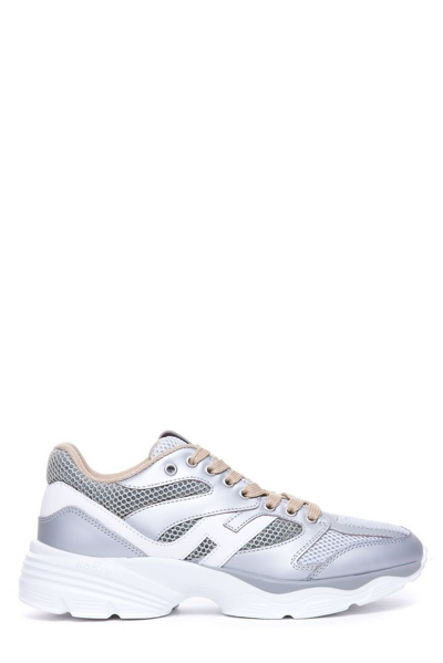 Hogan H665 Sneakers In Silver