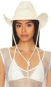 Brixton Austin Straw Cowboy Hat In 白色