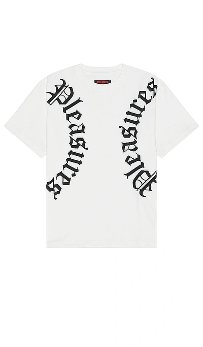 Pleasures Harness Heavyweight T-shirt In White