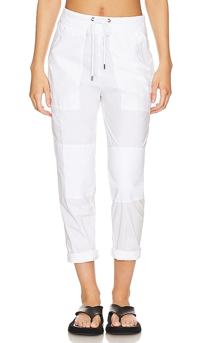 James Perse Supima Cotton-jersey Track Pants In Weiss