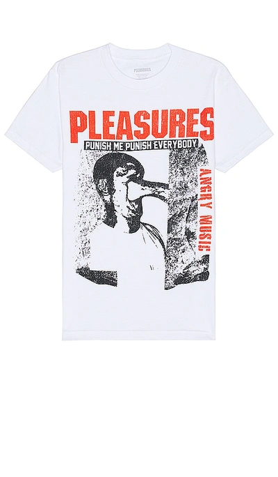 Pleasures Punish T-shirt In 白色
