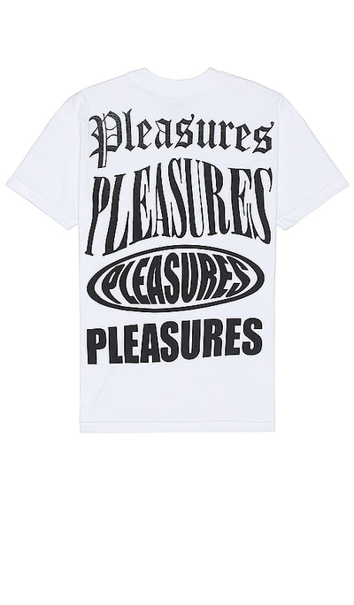 Pleasures Stack T-shirt In 白色