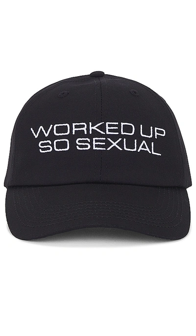Pleasures Worked Up Polo Cap In Black