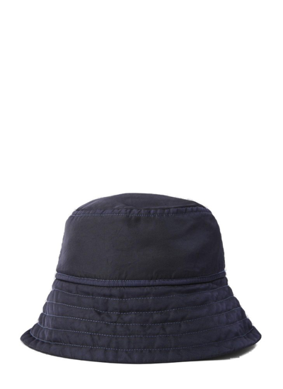 Dries Van Noten Dropped Brim Bucket Hat In Blue