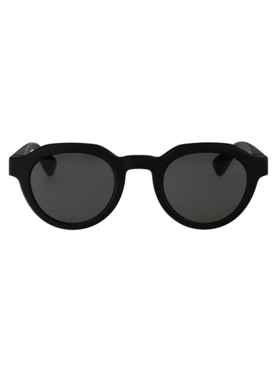 Mykita Dia Sunglasses In 354 Md1-pitch Black Dark Grey Solid