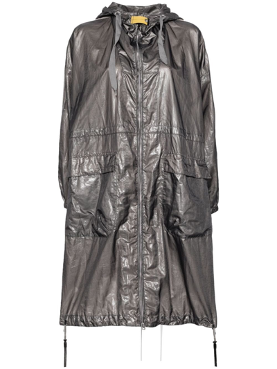 Parajumpers Olga Rain Coat In Gray