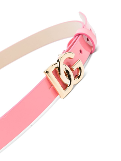 Dolce & Gabbana Kids' Cintura In Pink