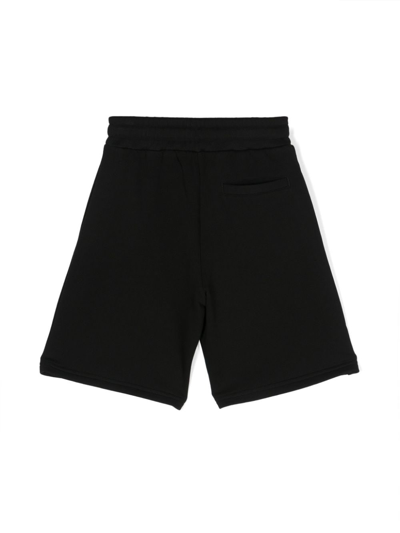 Dolce & Gabbana Kids' Pantaloni Con Apllicazione In Black