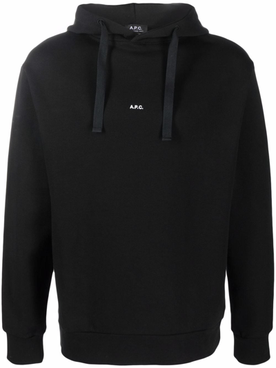 Apc A.p.c. Sweatshirt With Micro Logo In Black