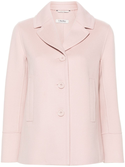 's Max Mara Caban Monopetto In Pink