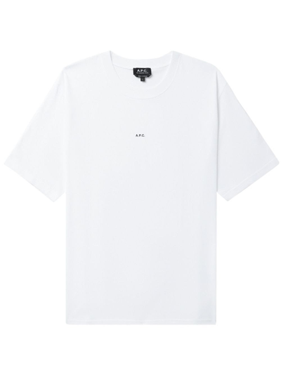 Apc T-shirt Con Stampa In White