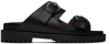 Off-white Black Bulk Arrow Sandals In Black
