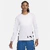 Nike Women's Dri-fit Long-sleeve Warm-up Basketball Top In White