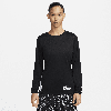 Nike Women's Dri-fit Long-sleeve Warm-up Basketball Top In Black