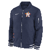 NIKE HOUSTON ASTROS AUTHENTIC COLLECTION  MEN'S MLB FULL-ZIP BOMBER JACKET,1015594199