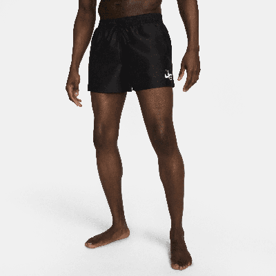 Nike Men's Swim Essential 3" Volley Shorts In Black