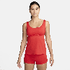 Nike Women's Tankini Swimsuit Top In Red