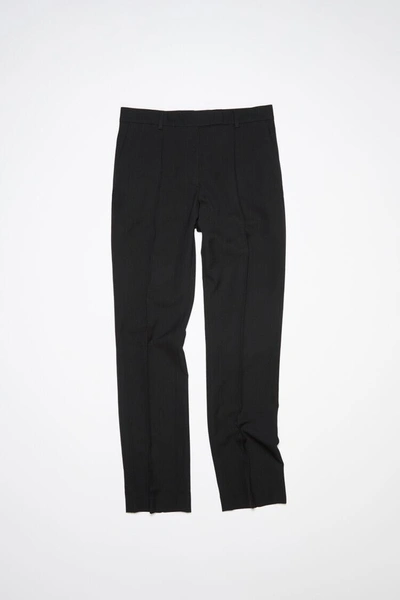 Acne Studios Narrow Tailored Trousers In Black